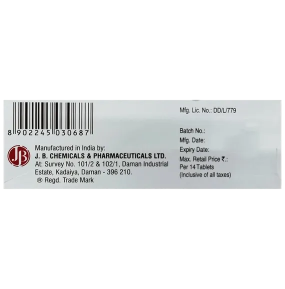 cilacar t 10/40mg tablet 14's